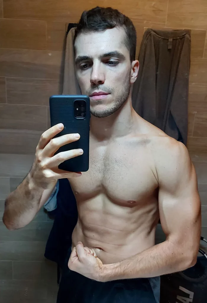 io quando ero magro e in forma