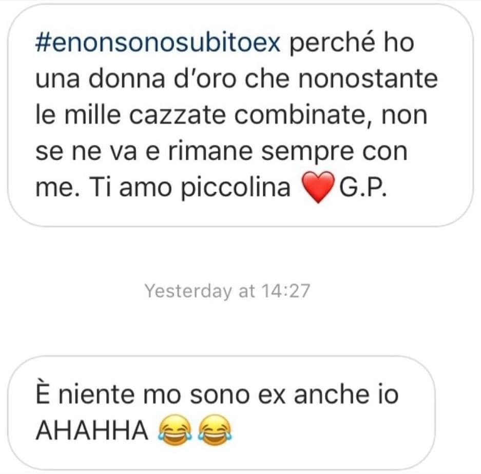 mo sono ex anche io