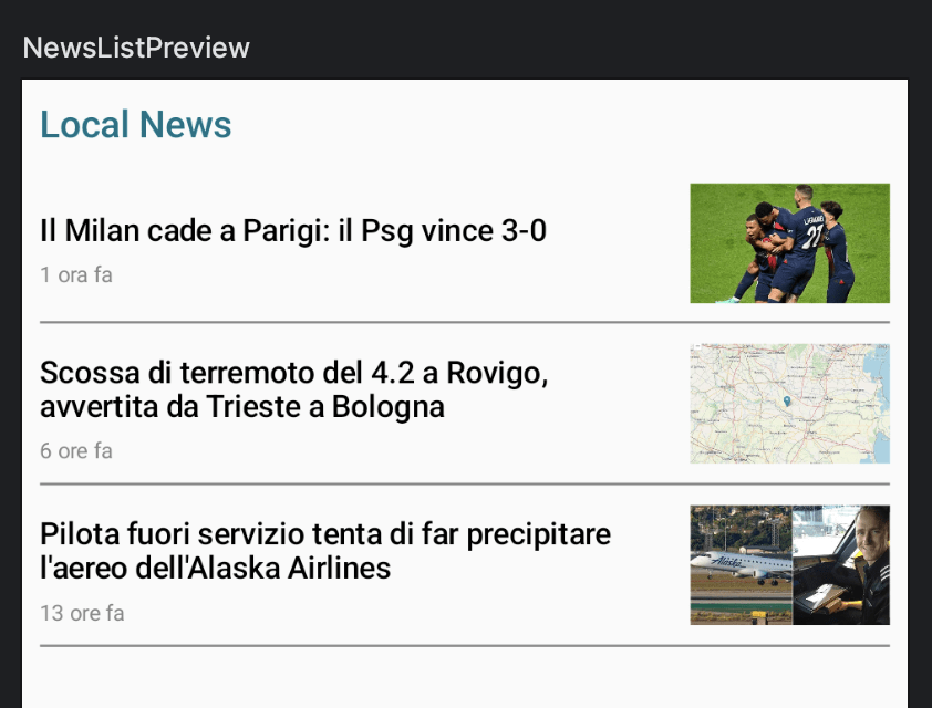 Sviluppo in Android: un’app d’esempio