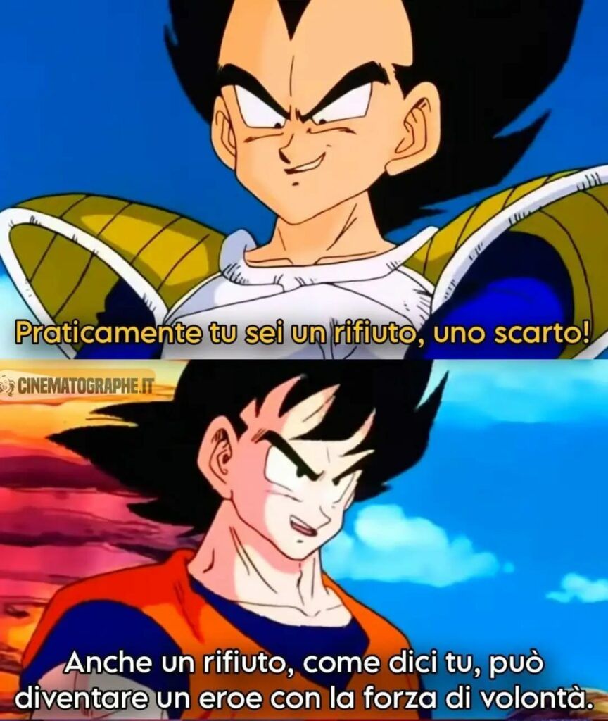 Goku alle prese con la sua autostima